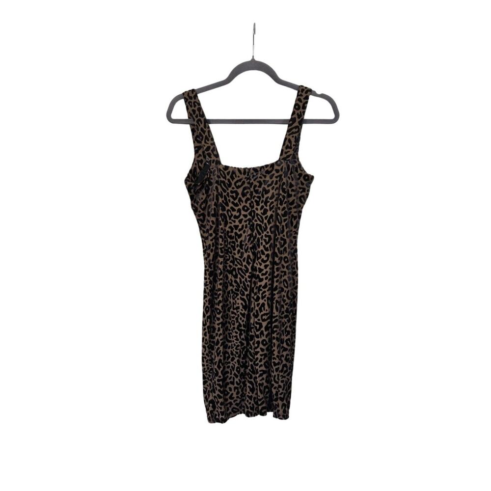 Forever 21 Y2K Leopard Print Bodycon Sexy Mini Dress, Women's Size Medium - Picture 7 of 11